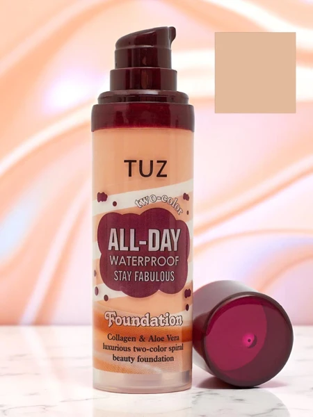 Feuchtigkeitsspendendes zweifarbiges Gesichts-Make-up mit Kollagen Beige