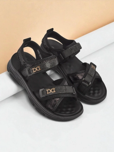 Royalfashion Damensandalen mit Pailletten ShineStep