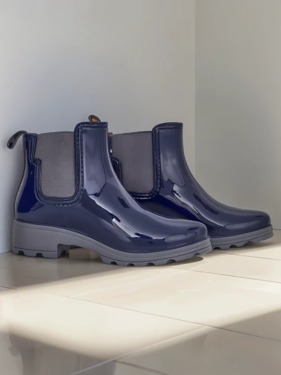 Royalfashion Lackierte Damen Gummistiefel Erismas