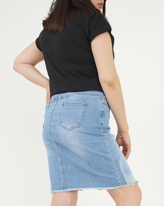 Schwarzes Damen-T-Shirt mit Aufdruck MY DREAMS PLUS SIZE - Bekleidung