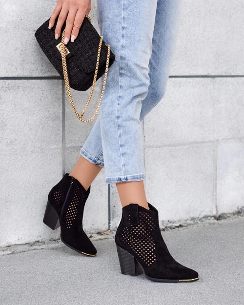 Жіночі ажурні чоботи Royalfashion Tonnet