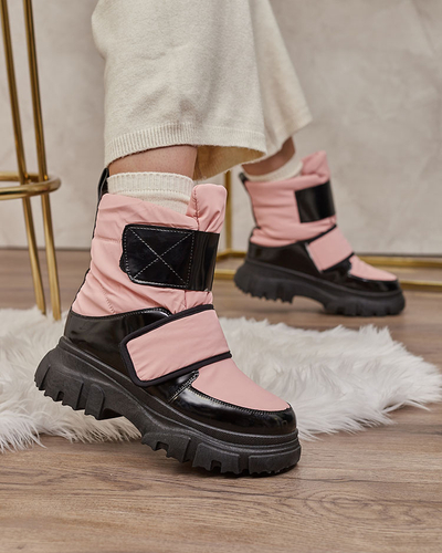 Royalfashion Damen Schneestiefel in rosa Enamirela