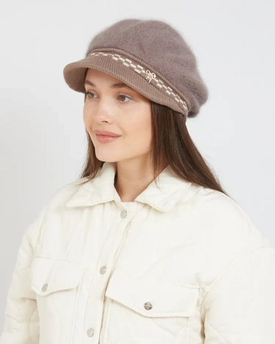 Royalfashion Damen-Baskenmütze mit Schirm