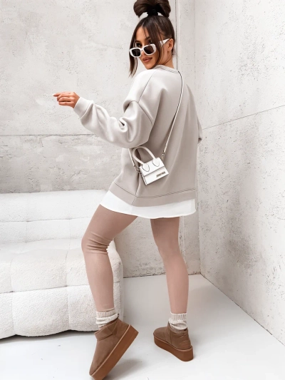 Royalfashion Baumwolle Damen Hoodie mit abnehmbarem unteren Teil