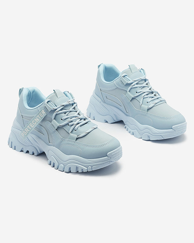 Blaue Damen-Sneaker-Sportschuhe Evilpo- Footwear