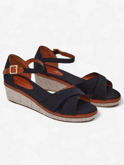 Royalfashion Damen Keilsandalen ohne Zehenteil Terrific