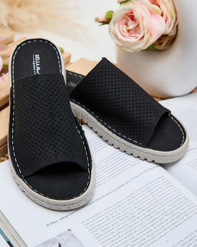 Royalfashion Durchbrochene Damen-Flip-Flops Ererra