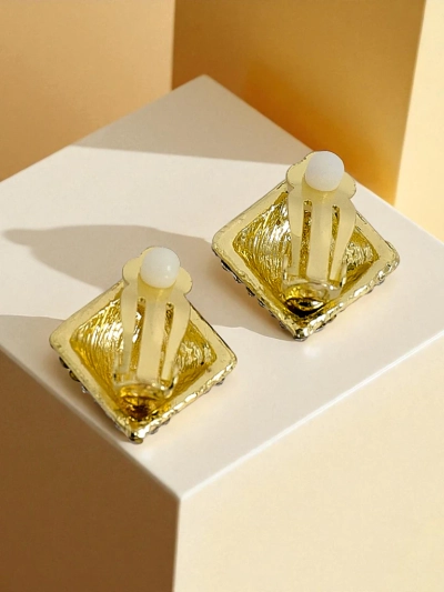 Royalfashion Damen Ohrclips mit Zirkonia