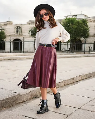 Royalfashion Damen-Midirock