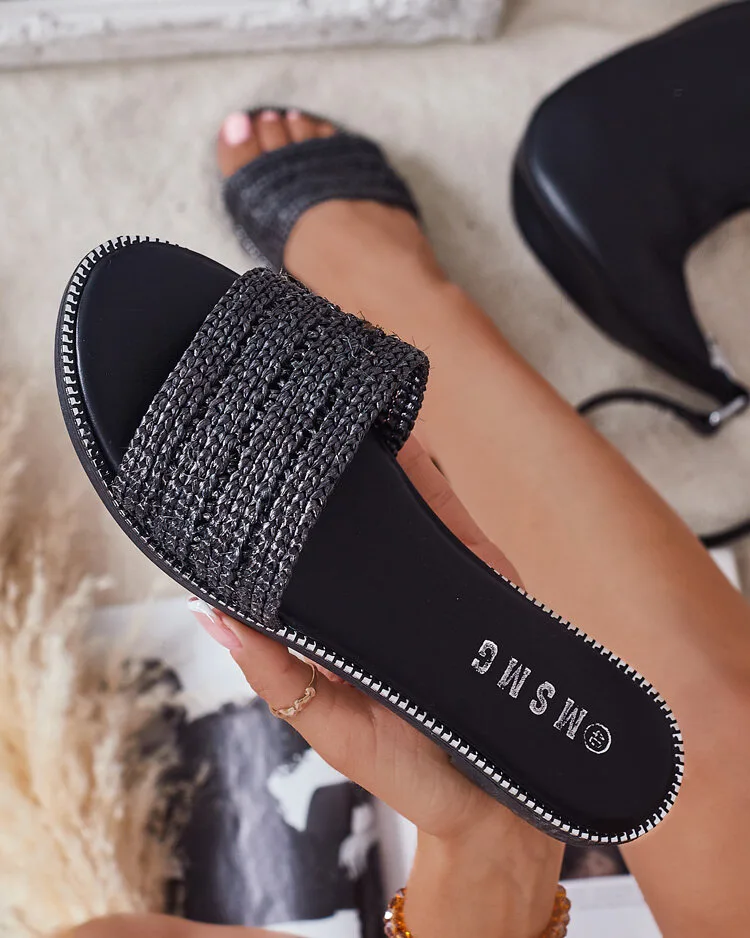 Royalfashion Damen Bofira flache Sohle Flip-Flops