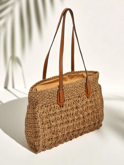 Royalfashion Große Strohtasche für Damen Coco Breeze