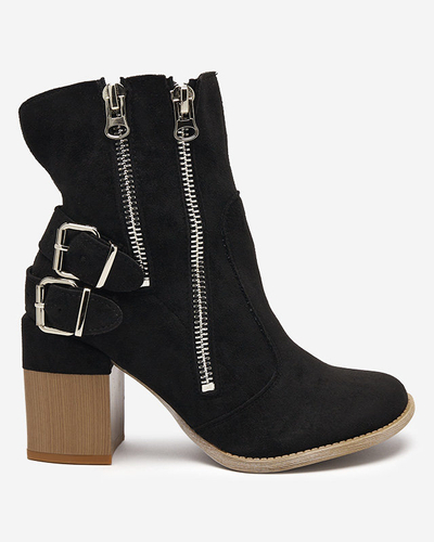 Damenstiefel auf der Post in Schwarz Ferrgo- Footwear