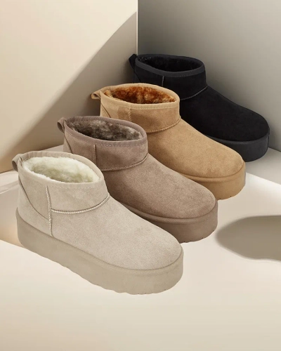 Royalfashion Kurze Schneestiefel für Frauen Alalla
