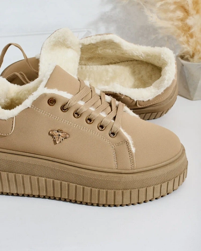 Royalfashion Warmed women's sneakers with fur Noxu