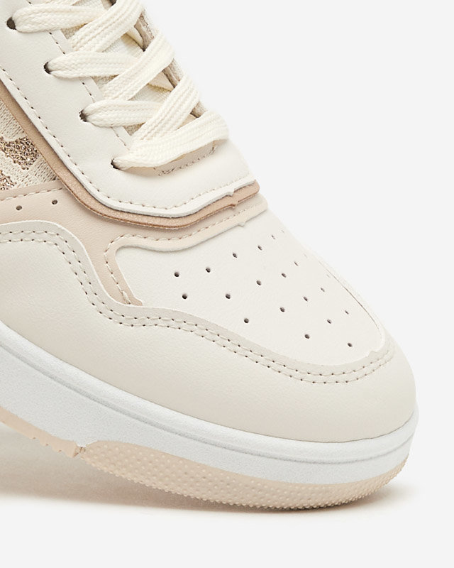 High-Top-Sportschuhe für Damen in Beige Retila - Schuhe