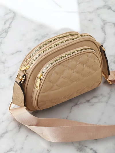 Royalfashion Oval kleine Damenhandtasche aus Kunstleder