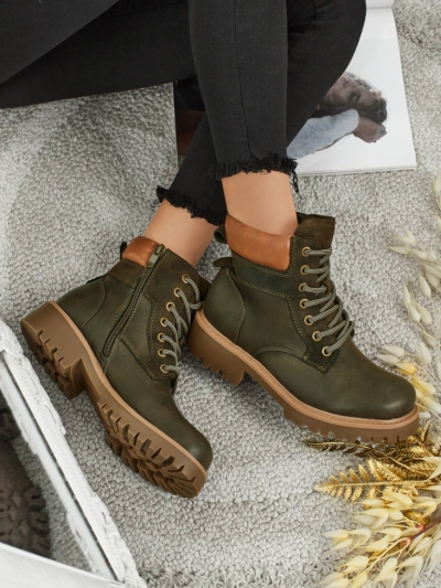 Damen Trapper Stiefeletten Maestroe