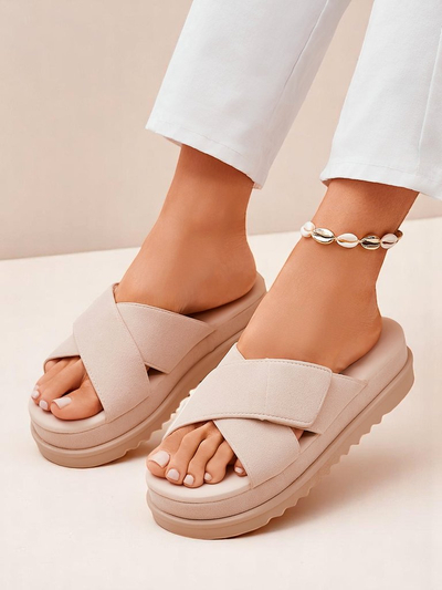 Royalfashion Damensandalen flach Evre