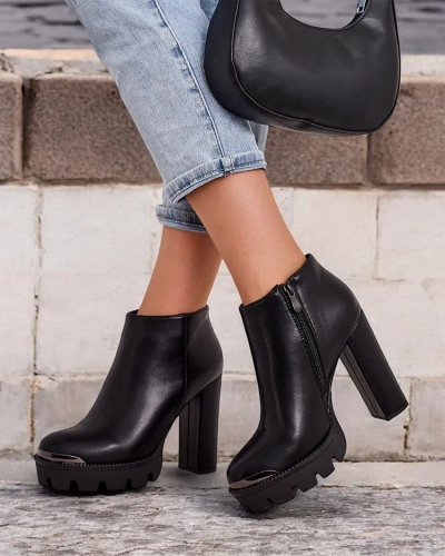 Royalfashion Damenstiefel auf Pfosten Oveneb