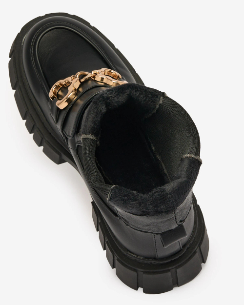 Черевики жіночі сліпони чорного кольору Inilco- Footwear