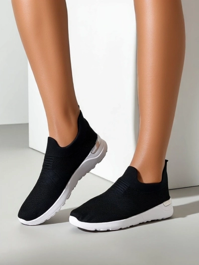 Royalfashion Damenschuhe zum Hineinschlüpfen aus Textil Satet