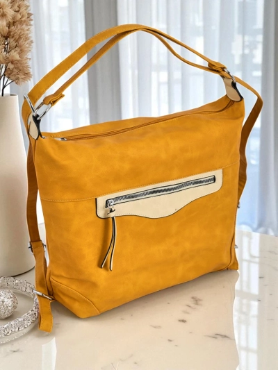 Royalfashion Große Damenhandtasche Öko-Leder Shopper Elara Monroe