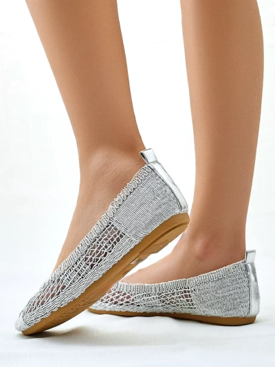 Royalfashion Damen Perforierte Ballerinas Annete