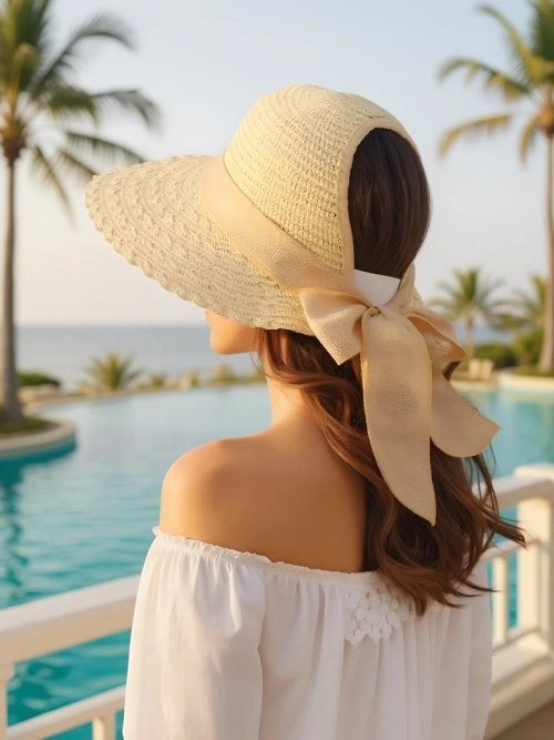 Royalfashion Солом'яний капелюх для жінок Mira Flare