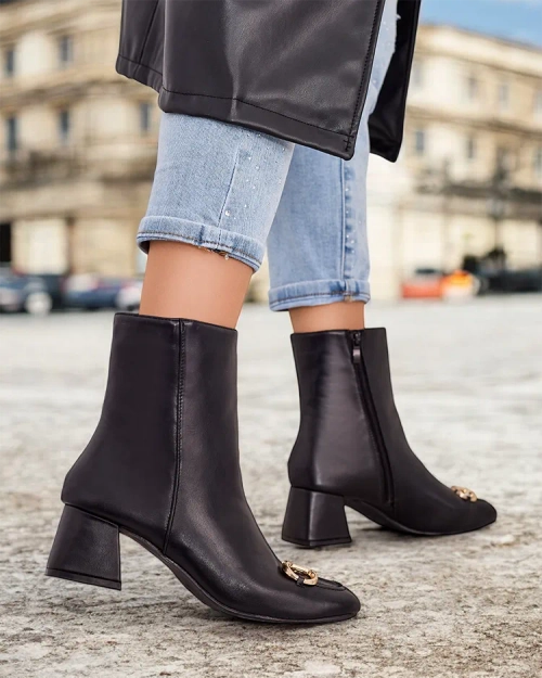 Чоботи для жінок Royalfashion на підборах Розулі