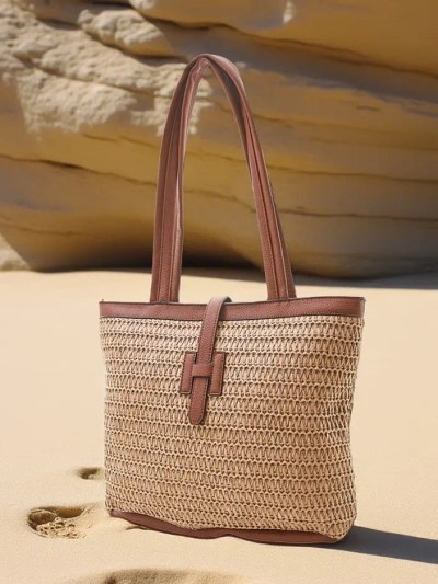 Royalfashion Große Strohtasche für Frauen