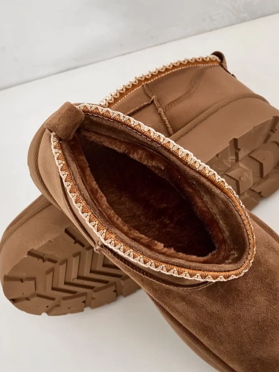 Royalfashion Damen Kurzstiefel a'la Schneestiefel Xoalla