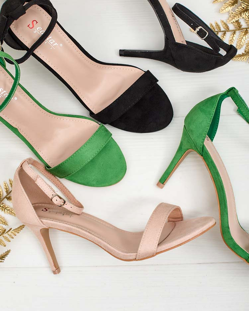 Жіночі босоніжки на шпильці Royalfashion Essial