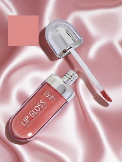 USHAS Lipgloss mit Glitzerfarbe Hellrosa