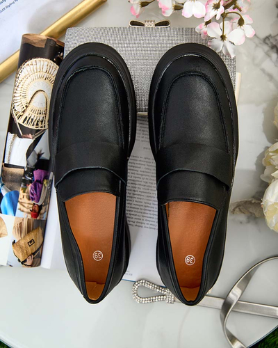 Elegante Nero – Damen Schuhe aus Öko-Leder