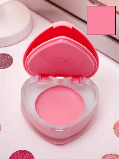 2-in-1 Lippenstift und Rouge in einem herzförmigen Döschen Rose