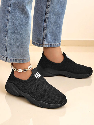 Royalfashion Damen Sport Stoff Slipper Flex Move