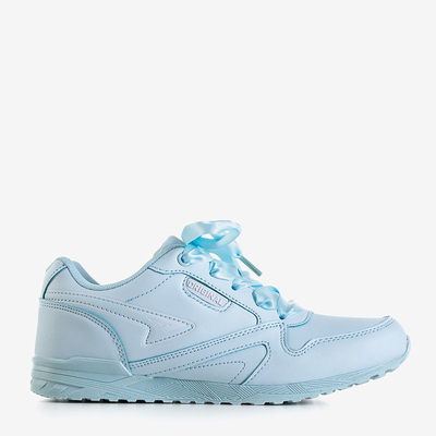 Blaue Damen-Sportschuhe mit Kamela-Band - Schuhe