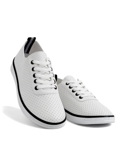 Royalfashion Damen perforierte Sportschuhe Pumbes