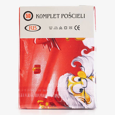 Weihnachtsbettwäsche mit Weihnachtsmann 160x200 - Bettwäsche