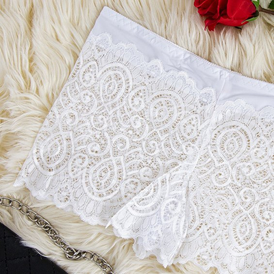 Weiße Boxershorts aus weißer Spitze - Unterwäsche
