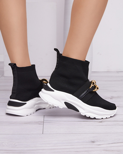 High Deveris Schwarze Sneaker für Damen - Schuhe