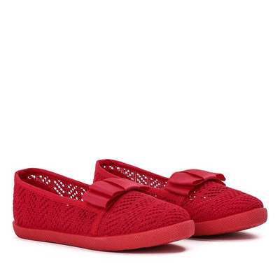 Rote Turnschuhe für Mädchen Tabbi - Schuhe