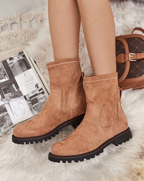 Royalfashion Gebimma Damenstiefel aus Öko-Wildleder