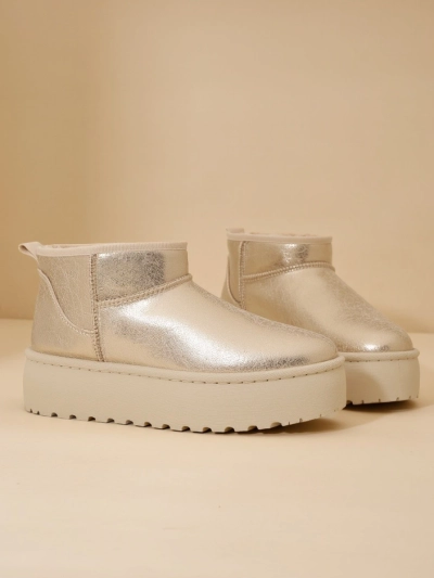 Royalfashion Damen Plateau-Schneestiefel a'la Dagodo