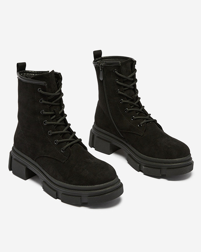 Schwarze Damenstiefel a'la workery Yeam- Footwear