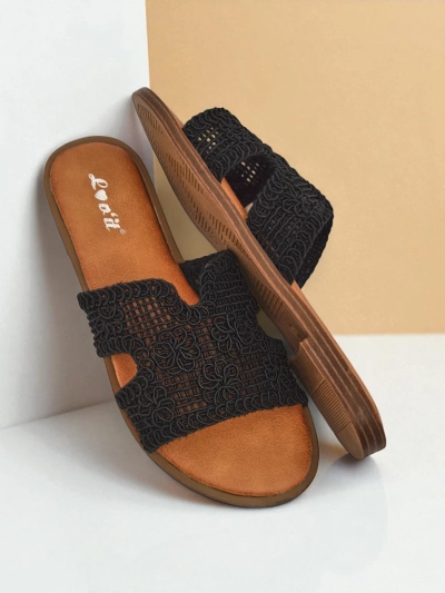 Rpyalfashion Damen-Sandalen mit dekorativem Riemen Braida