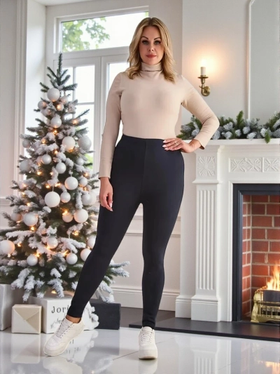 Royalfashion Isolierte Damen-Treggings-Hose PLUS SIZE