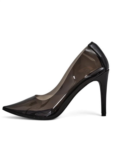 Royalfashion Transparente Damen-Stilettos Selqoa