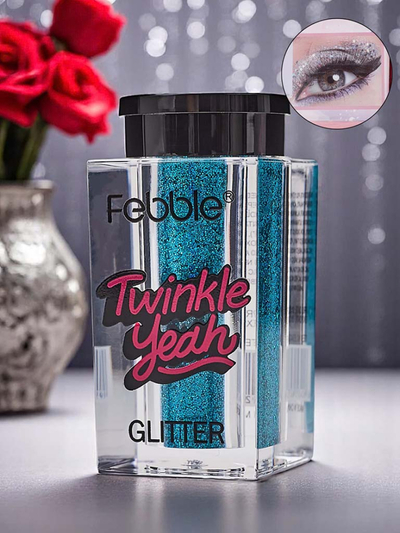 Glitter für Gesicht und Körper, Türkis