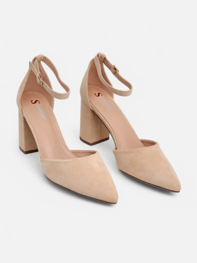 Royalfashion Damen-Eco-Suede-Pumps Caldeno